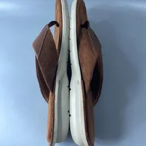 Clarks Men\'s Ellison Brown Leather/Suede Easy Flip-Flop, Size US 11 M Clarks | Shoes | Clarks Mens Ellison Brown Leathersuede Easy  main image 3